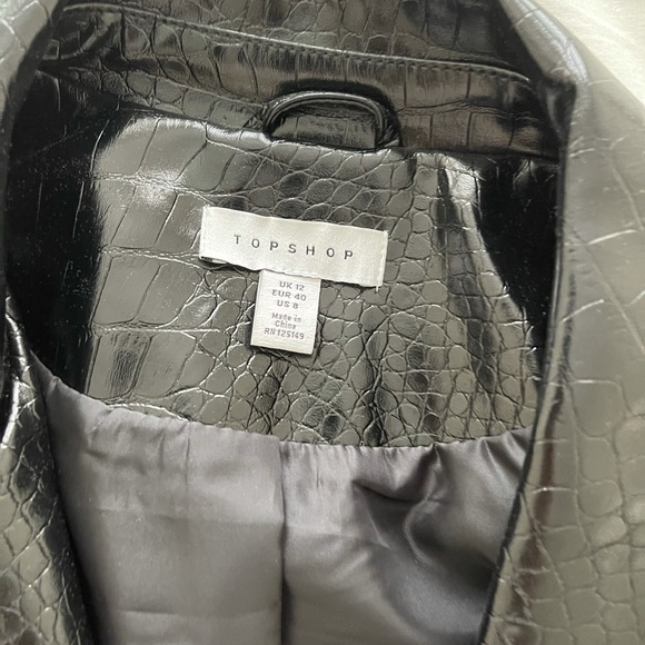 Topshop Leather Jacket - Picture 2 of 3